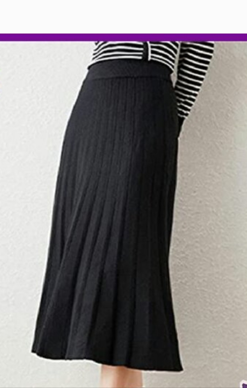 Ming Wang Black Maxi Skirt-size XL